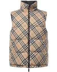 Burberry - Vests - Lyst