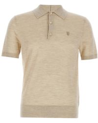 Burberry - Wollen Poloshirt - Lyst