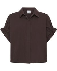 Ichi - Overhemden ,Bruin ,Blouses & Shirts - Lyst