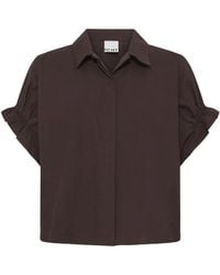 Ichi - Overhemden ,Bruin ,Blouses & Shirts - Lyst