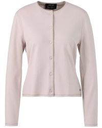 Marc Cain - Gebreid Vest Met Glanzende Details - Lyst