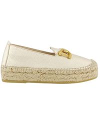 Gibaldi - Schoenen ,Geel ,Lucia Metallic Loafer - Lyst