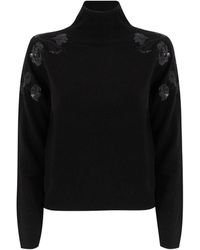 Ermanno Scervino - Bloemen Turtleneck Sweater - Lyst