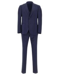 Corneliani - Kostuums ,Blauw ,Single Breasted Suits - Lyst