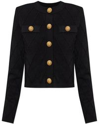 Balmain - Vest Met Decoratieve Knopen - Lyst