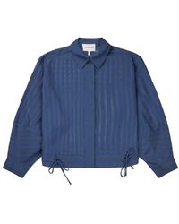 Munthe - Gestreiftes Top Mit Bindedetails - Lyst