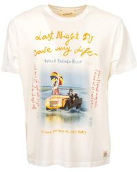 Bob - Tops ,Wit ,Katoen T-Shirt - Lyst