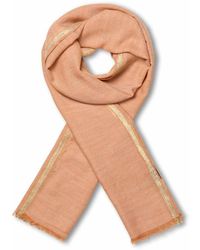 Masai - Accessoires ,Bruin ,Wol Gouden Wol Sjaal Maanjalo Accessoire - Lyst