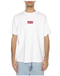 Levi's - Tops ,Wit ,Katoen Vintage Fit Graphic Tee - Lyst