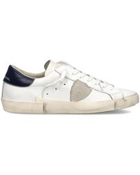 Philippe Model - Schoenen ,Wit ,Katoen Prsx Low-Top Sneakers - Lyst