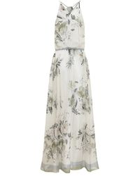 Anna Molinari - Kleedjes ,Wit ,Perla Abito Lungo - Lyst