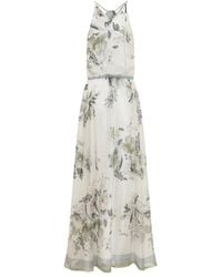 Anna Molinari - Kleedjes ,Wit ,Perla Abito Lungo - Lyst