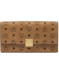 MCM - Braune Clutch Tasche Eleganter Stil - Lyst