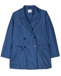 Aspesi - Blauer gepolsterter doppelreihiger tel - Lyst