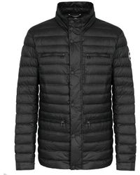 Colmar - Schwarze Field Jacket Mit Natürlichen Federn - Lyst