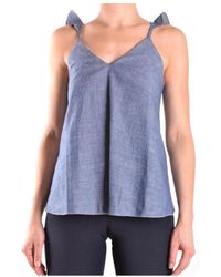 Dondup - Sleeveless Tops - Lyst