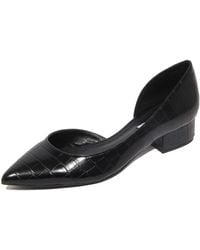 Steve Madden - Schwarze Croco Eco-Lederschuhe - Lyst