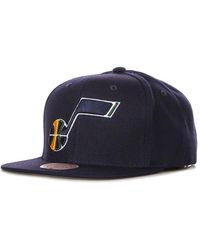 Mitchell & Ness - Utah jazz snapback kappe blau - Lyst