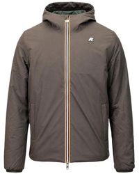 K-Way - Jassen ,Groen ,Polyester Jack St Warm Double Jas - Lyst