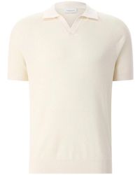 Profuomo - Tops ,Wit ,Katoen Polo Shirts - Lyst