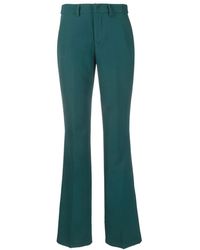 Liu Jo - Pantalones verdes de pierna ancha - Lyst