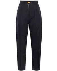 Elisabetta Franchi - Cropped Trousers - Lyst