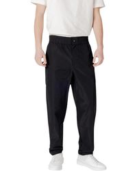 Calvin Klein - Polyester Casual Pants - Lyst