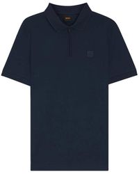 BOSS - Polo Passerzip - Lyst