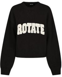 ROTATE BIRGER CHRISTENSEN - Round-Neck Knitwear - Lyst