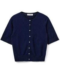 Sofie Schnoor - Truien & Vesten ,Blauw ,Wol Sunasw Cardigan - Lyst