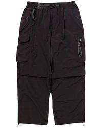 and wander - Straight Trousers - Lyst