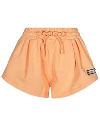 MSGM - Baumwoll-Shorts Mit Elastischem Bund - Lyst