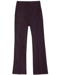 Alysi - Bordeaux Broek Voor Vrouwen - Lyst