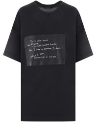Yohji Yamamoto - Tops > t-shirts - Lyst