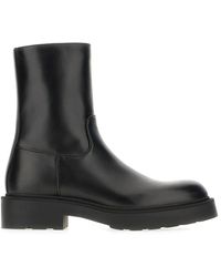 The Row - Schoenen ,Zwart ,Leer Nobilis Tr Zwarte Leren Boot - Lyst