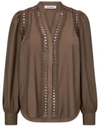 co'couture - Overhemden ,Bruin ,Blouses - Lyst