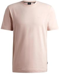 BOSS - Tops ,Roze ,Katoen Thompson 01 T-Shirt - Lyst