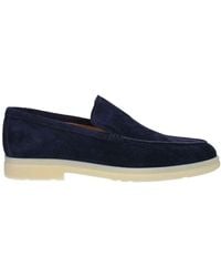 Church's - Église's Mocassini Greenfield Mens Suede Blue / Blue Navy - Lyst