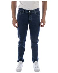 Tommy Hilfiger - Jeans dad jean rglr tprd blu - Lyst