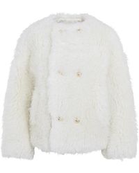 Celine - Faux Fur & Shearling Jackets - Lyst