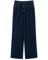 Twinset - Jeans ,Blauw ,Katoen Recht Model Jeans - Lyst