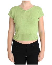 Pink Memories - V-Neck Knitwear - Lyst