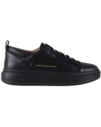 Alexander Smith - Wembley Uomo Alta Frequenza Aus Weichem Schwarzem Leder Und Schwarzer Sohle - Lyst