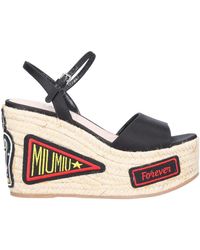 Miu Miu - Platform Sandals - Lyst