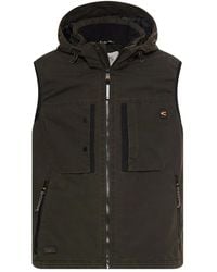 Camel Active - Outdoor Weste Mit Abnehmbarer Kapuze - Lyst
