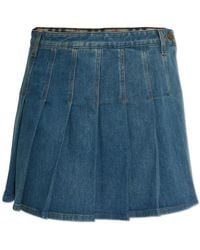 Burberry - Rokken ,Blauw ,Denim Denim Skirt Dahlia - Lyst