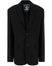 Y. Project - Jassen ,Zwart ,Oversize Zwart Jersey Blazer - Lyst