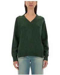Victoria Beckham - V-Neck Knitwear - Lyst
