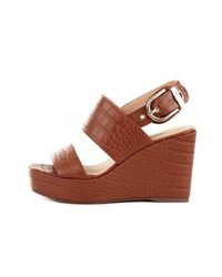 Guess Sandalen met sleehak voor dames - Tot 60% korting op Lystapp.be