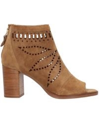 Alpe - Casual camel wildleder stiefel - Lyst
